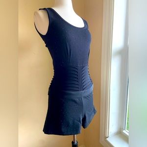 Black Romper Size XS, 34 FR, Waggon Paris, RRP £300